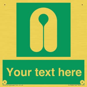 Custom sign safe condition Lifejacket